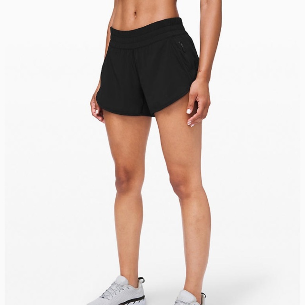 lululemon athletica Black Athletic Running Shorts